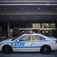 An NYPD car stands outside Bellevue Hospital Oct. 25, 2014, in New York City.
Kena Betancur/Getty Images